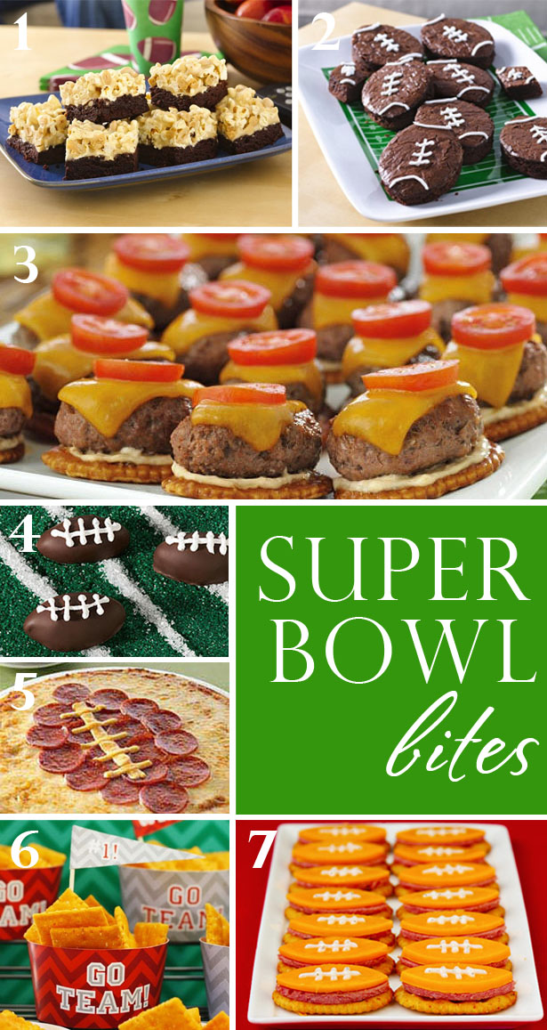 Super Bowl themed party foods